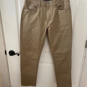 boys straight fit pants 32/30 tan